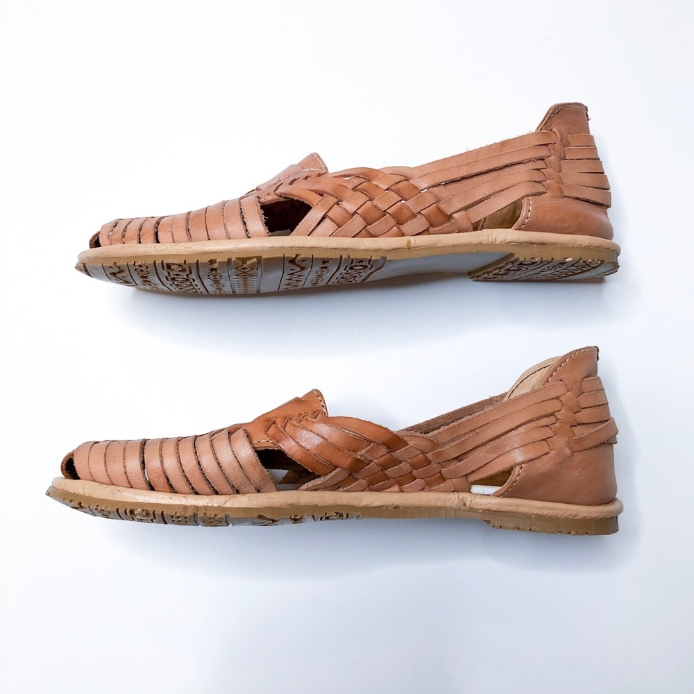 Authentic Mexican Leather Sandals 21 cm - Picture 3 of 7